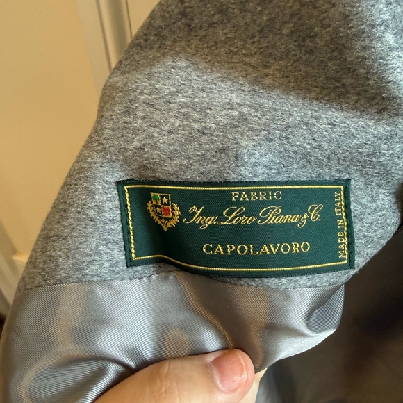 Loro Piana Gray Wool Coat - Picture 15 of 16